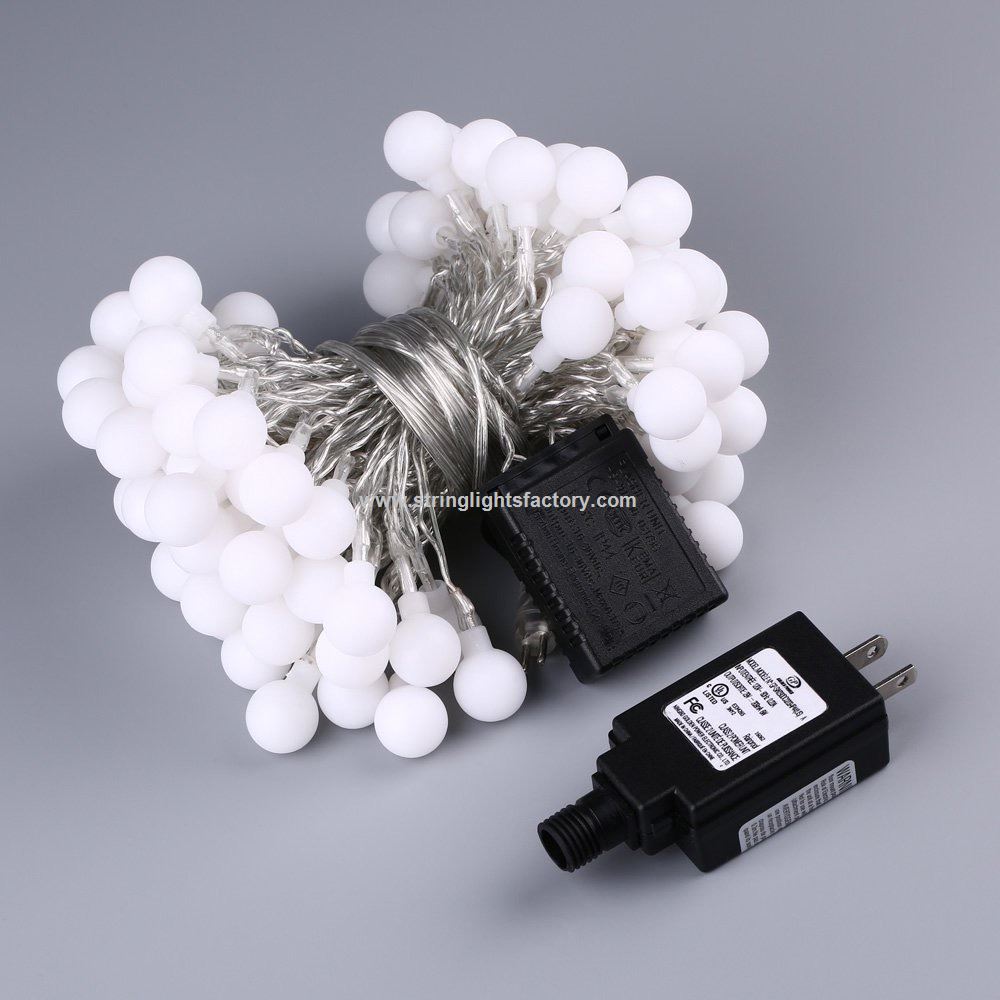 USB interface 5 Voltage 100 LED Globe String Lights Remote & Timer for Gardens