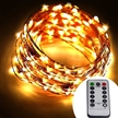 Battery Operated 100LEDs String Light 10M 36FT Copper Wire Strand Light