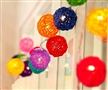 2M Colorful Globe Rattan Ball Decorative String Lights 20LEDs