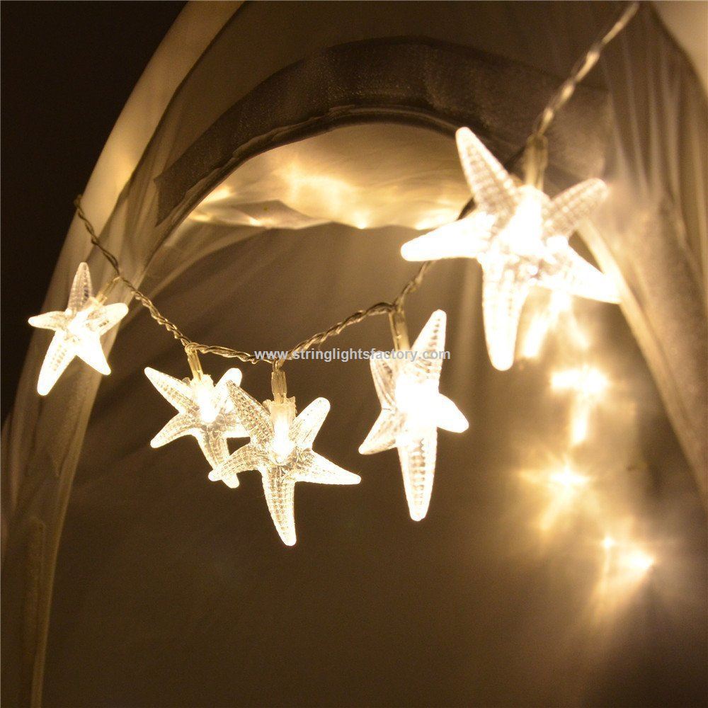 Ocean Starfish Shape LED String Lights 30LEDs Decorative Fairy Lights Christmas Lights