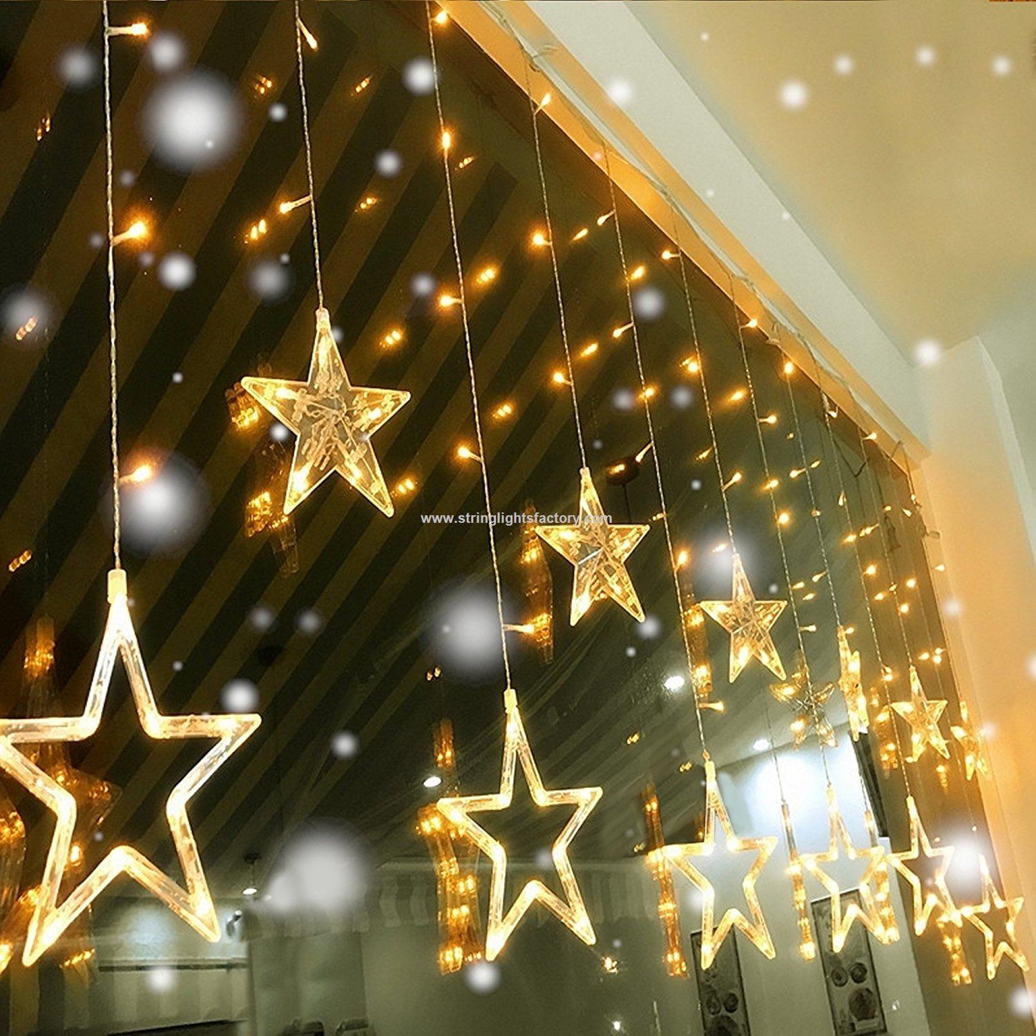 Best Decorations of 138pcs LED Star String Light Holiday Decorative Fairy Lights