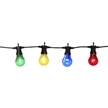 Multi Color String Light 10pcs LED Bulbs DC 12V 5M Rubber Cable LED String Lights