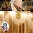 300LEDs Curtain Fairy Lights Powered by Battery Wedding Decorative Lights