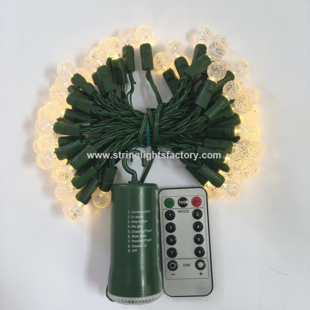 Indoor Party String Lights G12 50LEDs 5M Length Holiday Fairy Lights