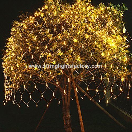 Battery Operated Net Mesh Lights Outdoor Warm White Fairy Light String