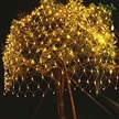 Battery Operated Net Mesh Lights Outdoor Warm White Fairy Light String