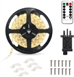 5M 150Led Strip Lights Plug in with Remote WarmWhite Strip Lighting