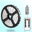 LED Strip Lights 8 Modes USB Powered, 5M 150 LEDs Lighting Strips with IR Remote