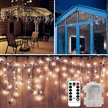 Battery Powered 102 Led Outdoor String Light with Remote & Timer