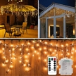 Battery Powered 102 Led Outdoor String Light with Remote & Timer